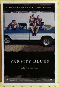 p304 VARSITY BLUES DS one-sheet movie poster '98 high school football!