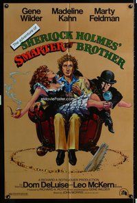s031 ADVENTURE OF SHERLOCK HOLMES' SMARTER BROTHER one-sheet movie poster