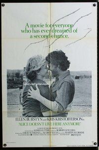 s041 ALICE DOESN'T LIVE HERE ANYMORE one-sheet movie poster '75 Scorsese