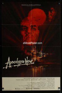 s070 APOCALYPSE NOW one-sheet movie poster '79 Brando, Coppola, Peak art!