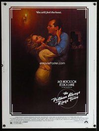 t083 POSTMAN ALWAYS RINGS TWICE Thirty by Forty movie poster '81 Nicholson