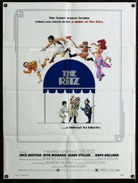 t089 RITZ Thirty by Forty movie poster '76 Jerry Stiller, Rita Moreno