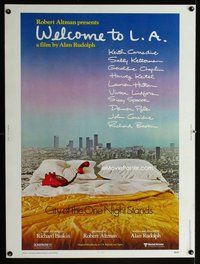 t124 WELCOME TO L.A. Thirty by Forty movie poster '77 Alan Rudolph, Altman