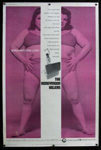 t161 HONEYMOON KILLERS Forty by Sixty movie poster '70 great different image!