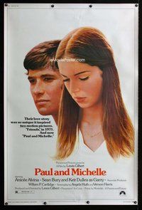 t176 PAUL & MICHELLE Forty by Sixty movie poster '74 Anicee Alvina, Sean Bury