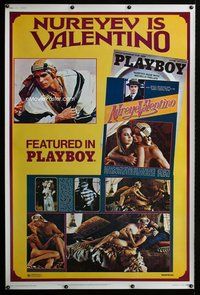 t197 VALENTINO style B Forty by Sixty movie poster '77 nude Michelle Phillips!