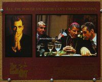 w359 GODFATHER 3 English movie lobby card '90 Al Pacino, Coppola