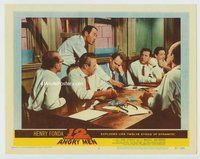 w284 12 ANGRY MEN movie lobby card #5 '57 Henry Fonda & whole jury!
