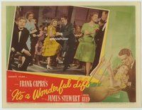 w000b IT'S A WONDERFUL LIFE movie lobby card #3 '46 Stewart & Reed dance