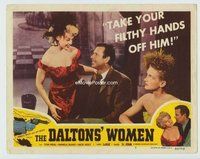 w222 DALTONS' WOMEN movie lobby card #2 '50 sleazy bar girls!