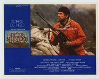w325 DEER HUNTER movie lobby card '78 Robert De Niro close up w/gun!
