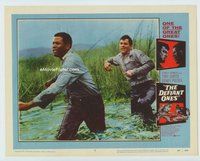 w326 DEFIANT ONES movie lobby card #3 '58 Tony Curtis, Sidney Poitier