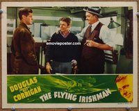 w344 FLYING IRISHMAN movie lobby card '39 Douglas Wrong Way Corrigan!