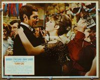 w352 FUNNY GIRL movie lobby card #6 '69 Barbra Streisand, Omar Sharif