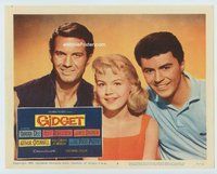 w354 GIDGET movie lobby card #5 '59 Sandra Dee,James Darren,Robertson