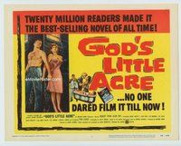 w090 GOD'S LITTLE ACRE movie title lobby card '58 Robert Ryan, Tina Louise