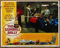 w372 GUMBALL RALLY movie lobby card #1 '76 car racing, Sarrazin, Julia
