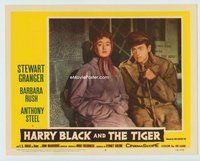 w375 HARRY BLACK & THE TIGER movie lobby card #6 '58 Granger, Rush