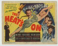 w096 HEAT'S ON movie title lobby card '43 Mae West musical comedy!