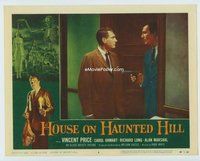 w382 HOUSE ON HAUNTED HILL movie lobby card #6 '59 William Castle