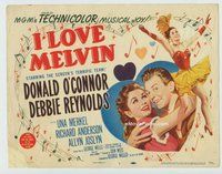 w106 I LOVE MELVIN movie title lobby card '53 O'Connor, Debbie Reynolds