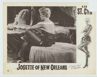 w236 JOSETTE OF NEW ORLEANS #2 movie lobby card '50s Lili St. Cyr c/u!