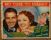 w486 NO TIME TO MARRY movie lobby card '38 best Mary Astor close up!