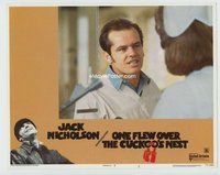 w501 ONE FLEW OVER THE CUCKOO'S NEST movie lobby card #5 '75 Nicholson