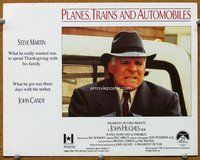 w527 PLANES, TRAINS & AUTOMOBILES movie lobby card '87 Steve Martin