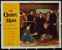 w533 QUIET MAN movie lobby card #4 '51 John Wayne, John Ford