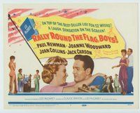 w156 RALLY ROUND THE FLAG BOYS movie title lobby card '59 Paul Newman