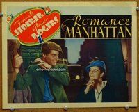 w551 ROMANCE IN MANHATTAN movie lobby card '35 Francis Lederer
