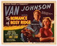 w165 ROMANCE OF ROSY RIDGE movie title lobby card '47 1st Janet Leigh!