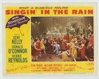 w562 SINGIN' IN THE RAIN movie lobby card #8 '52 Kelly's gotta dance!