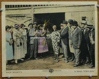 w564 SMALL TOWN IDOL movie lobby card '21 Ben Turpin as a jockey!