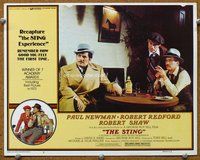 w574 STING movie lobby card #2 R77 Paul Newman, Robert Redford, Shaw