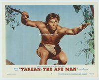 w581 TARZAN THE APE MAN movie lobby card #8 '59 Denny Miller c/u!