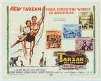 w189 TARZAN THE APE MAN movie title lobby card '59 Edgar Rice Burroughs