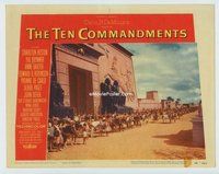 w584 TEN COMMANDMENTS movie lobby card #8 '56 Cecil B. DeMille