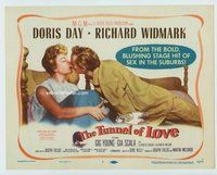 w195 TUNNEL OF LOVE movie title lobby card '58 Doris Day, Richard Widmark