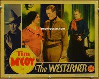w596 WESTERNER movie lobby card '34 Tim McCoy, Marion Shilling