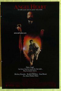 y022 ANGEL HEART one-sheet movie poster '87 Robert DeNiro, Mickey Rourke