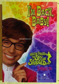 y032 AUSTIN POWERS: THE SPY WHO SHAGGED ME one-sheet movie poster '99I'm back