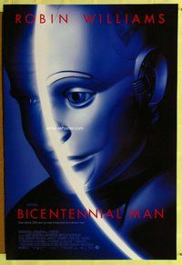 y054 BICENTENNIAL MAN DS one-sheet movie poster '99 Robin Williams, sci-fi