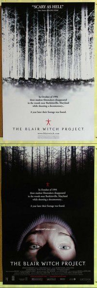 y058 BLAIR WITCH PROJECT DS one-sheet movie poster '99 cult classic!