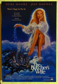 y072 BUTCHER'S WIFE DS one-sheet movie poster '91 Demi Moore, Jeff Daniels