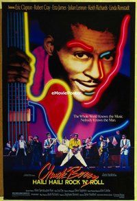 y147 HAIL HAIL ROCK 'N' ROLL DS one-sheet movie poster '87 Chuck Berry