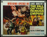 z711 FALL OF THE ROMAN EMPIRE half-sheet movie poster '64 Sophia Loren