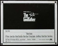 z722 GODFATHER half-sheet movie poster '72 Francis Ford Coppola classic!