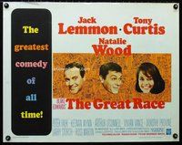 z731 GREAT RACE half-sheet movie poster '65 Curtis, Lemmon, Natalie Wood